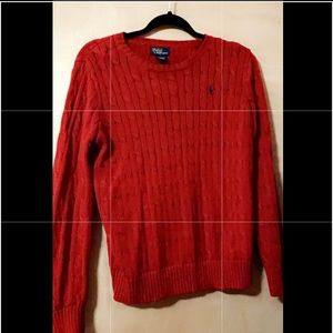Red Ralph Lauren sweater